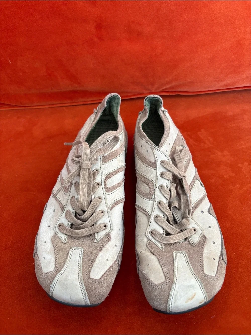 Vintage Diesel Kashi Men's Sneakers in Taupe and Cream. 10.5 Men